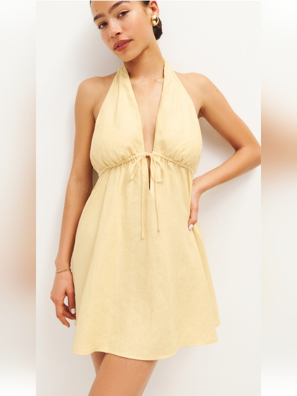 Reformation Carlena Linen Dress NWT - Picture 1 of 5